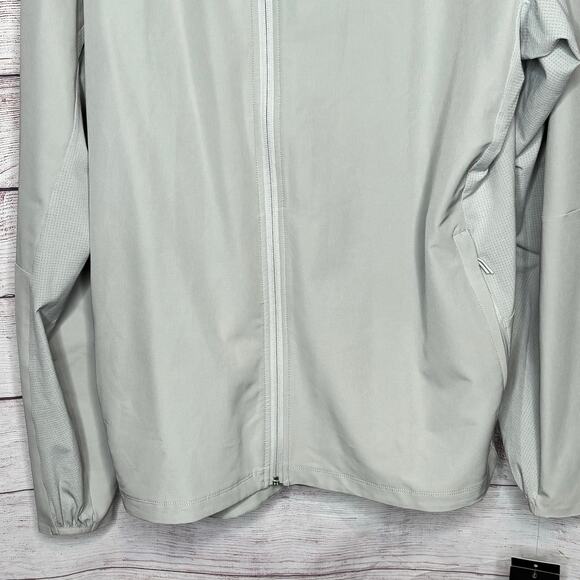 Truwear Full Zip Breathable Active Gray Stretch Moisture Wick Jacket 2XL New - Picture 12 of 13